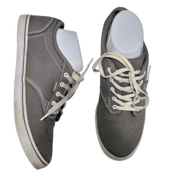 Vans Gray Canvas Low Pro Sneakers - Picture 1 of 10